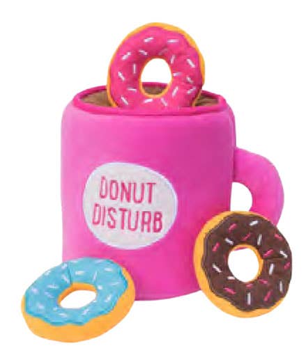 ZippyPaws Zippy Burrow Coffee and Donutz