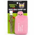 Smokey's Stash Refillable Pink Puff Bar with Catnip