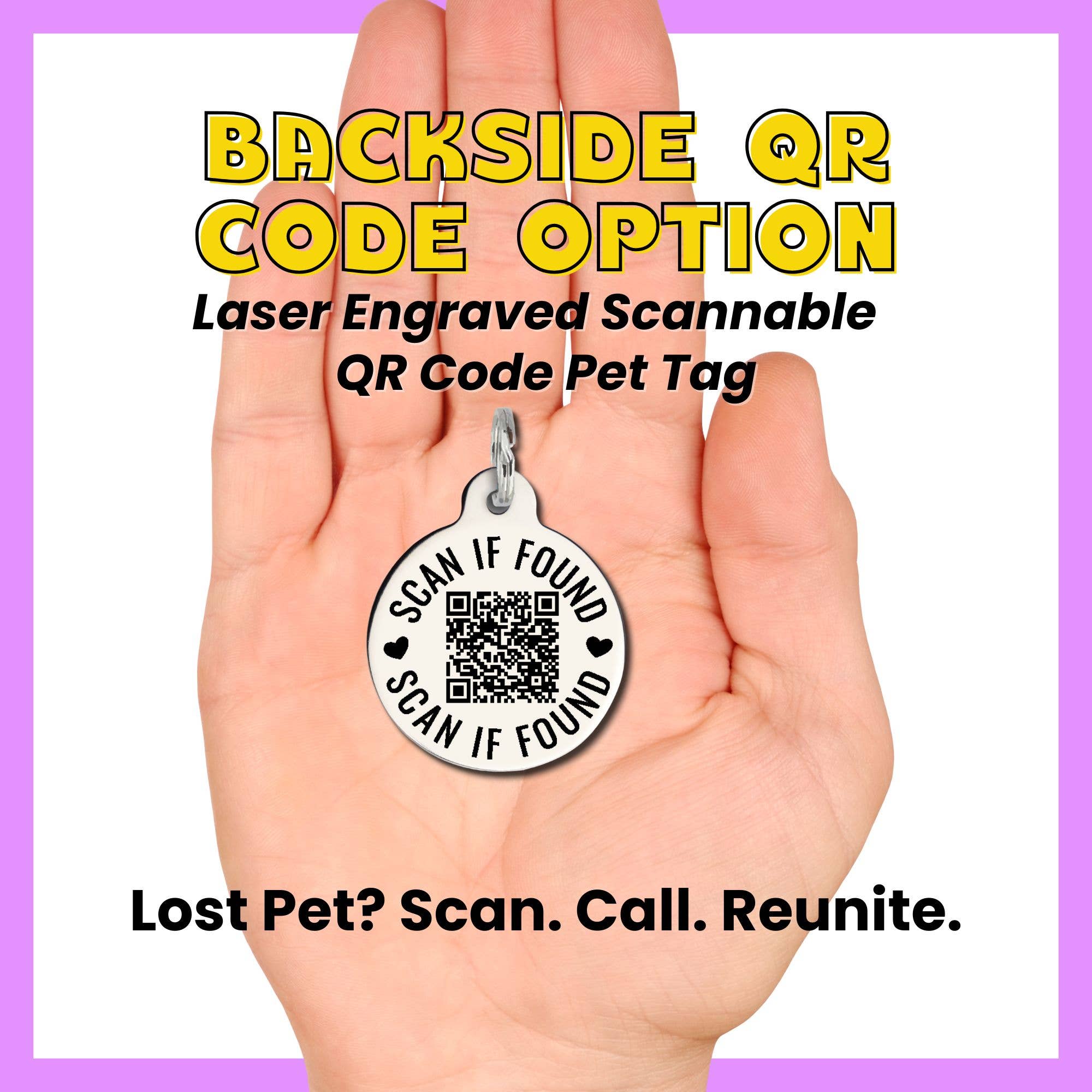 Enamel Pet Charm or Digital ID  - Resident Crackhead *Yellow