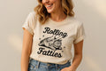 Rolling Fatties, cat t-shirt, funny cat tee, unisex humor