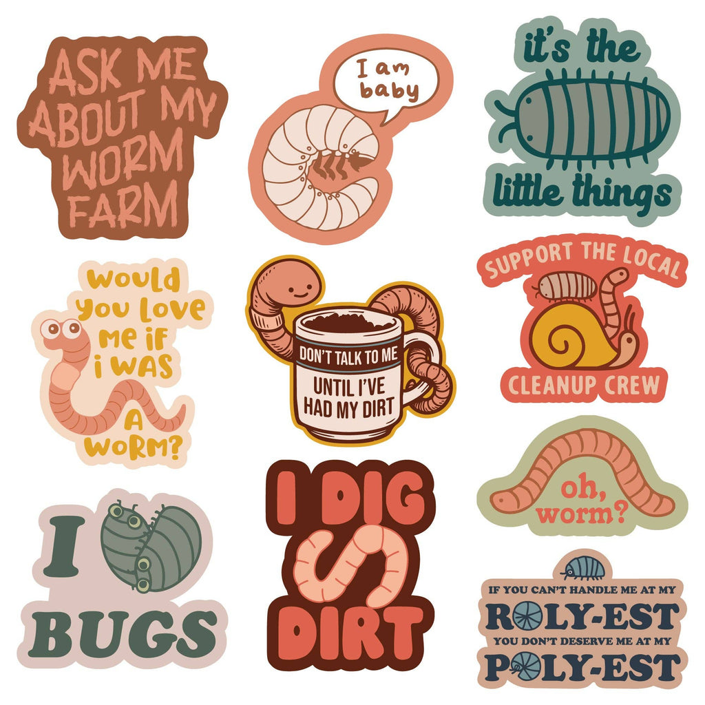 Dirt Bug Stickers