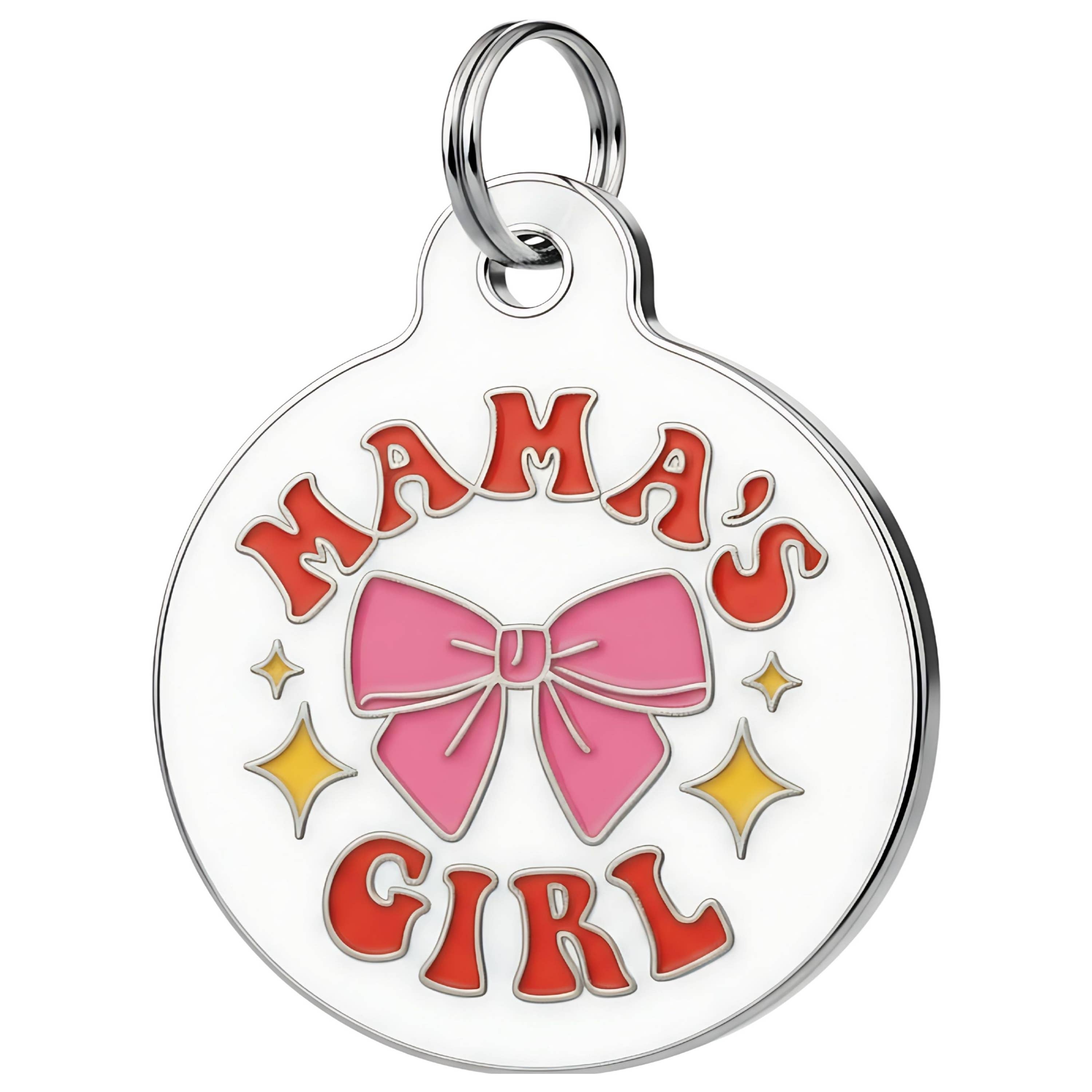Cute Dog Charm & Pet ID Tag Accessory  - Mama's Girl