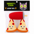 2 Pizza Slices and a Drink! Catnip filled Cat Toys