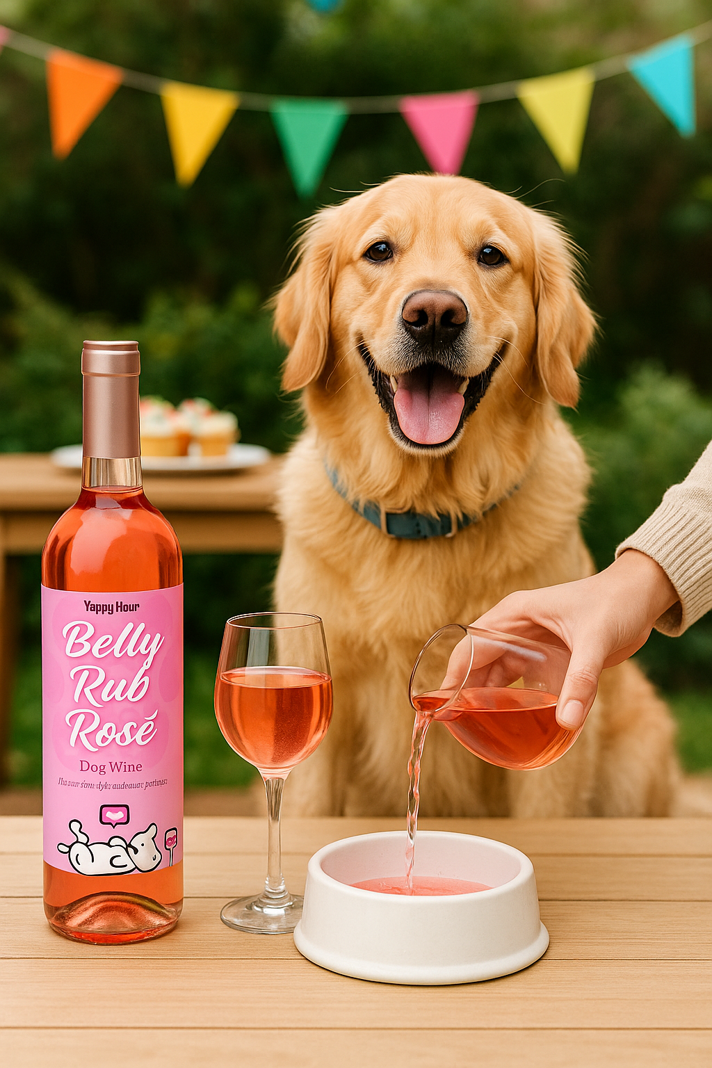 Belly Rub Rosé Dog Wine | Watermelon-Infused Water | 375ml