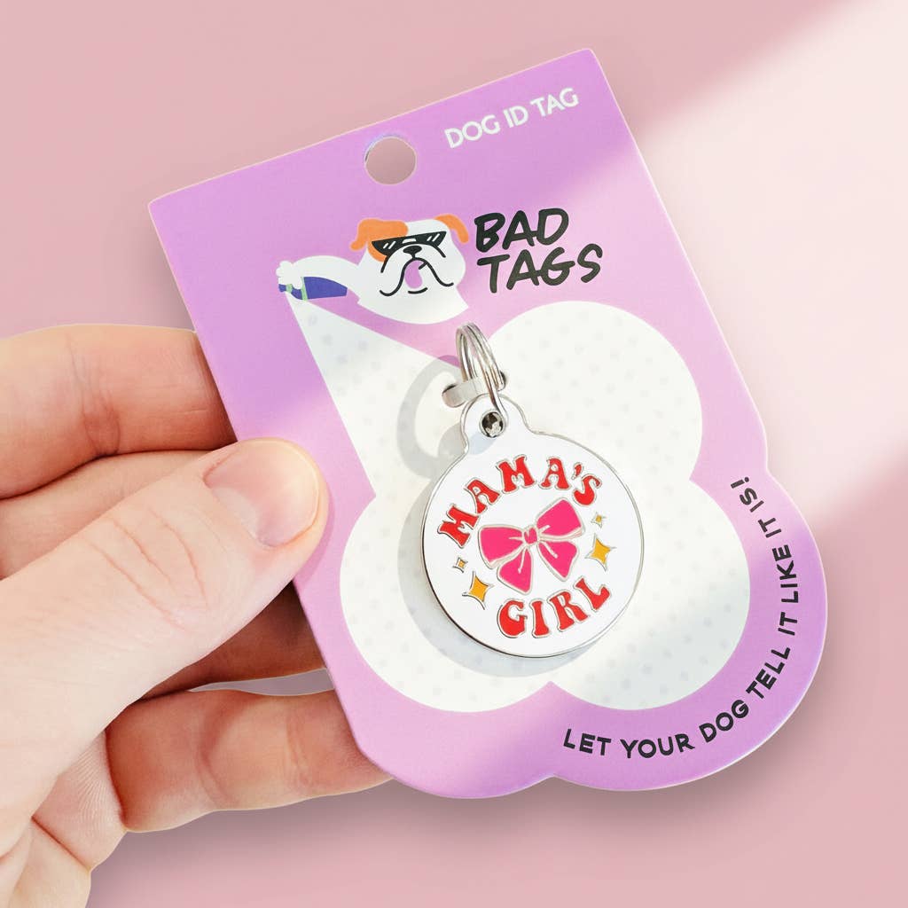 Cute Dog Charm & Pet ID Tag Accessory  - Mama's Girl