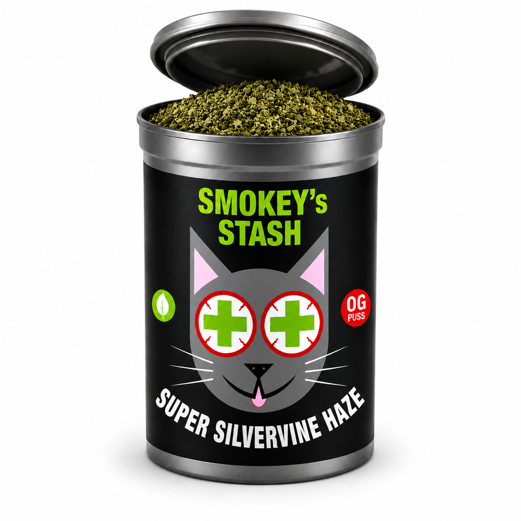 Smokey's Stash Silvervine Haze Potent Catnip and Silver Vine