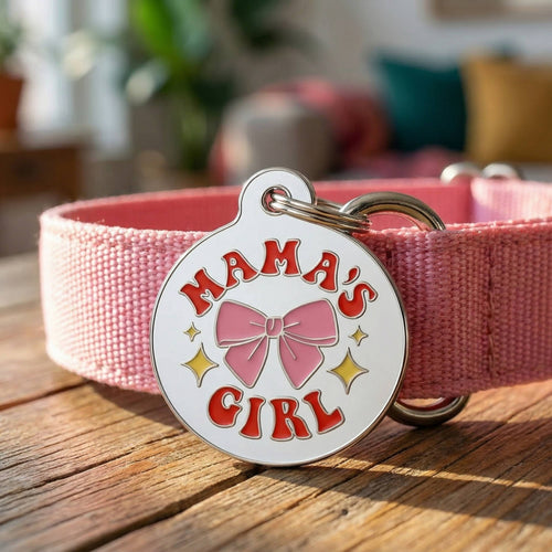 Cute Dog Charm & Pet ID Tag Accessory  - Mama's Girl