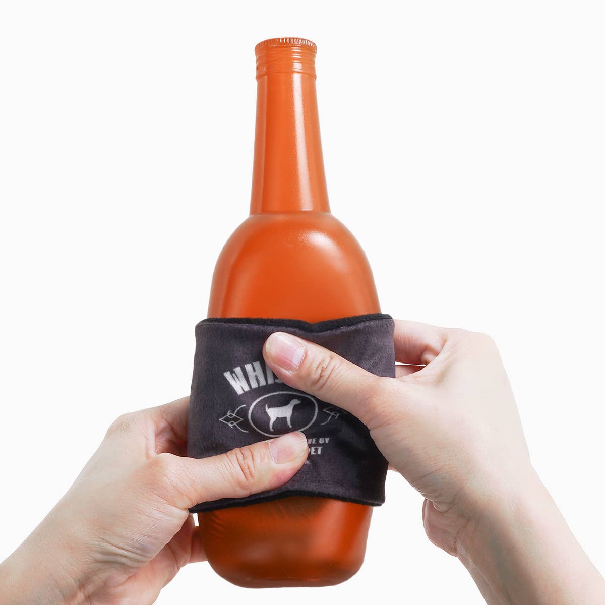 HugSmart Pet - Boozy Tailz | Whiskey - TPR Rubber Dog Toy