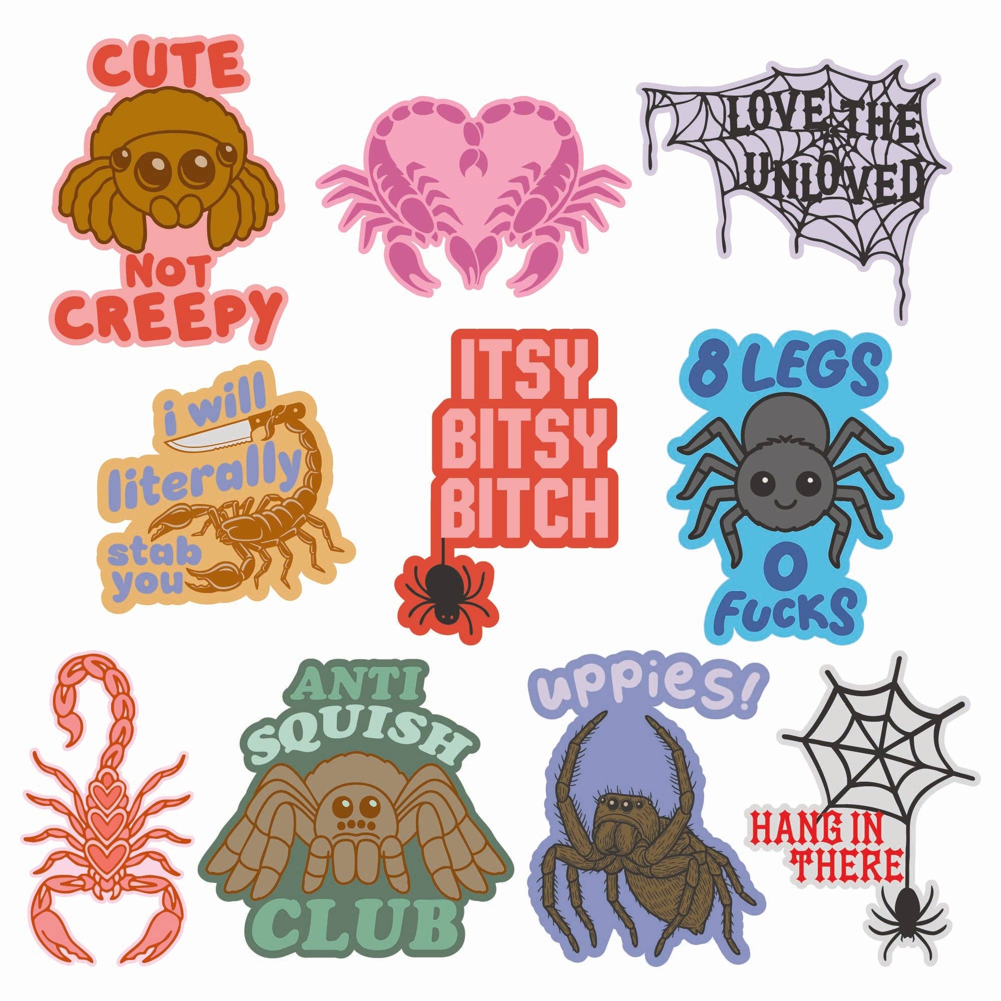 Creepy Crawlies Stickers
