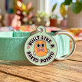 Funny Dog Charm or Pet ID Tag - Built Like a Baked Potato - Bandithaus