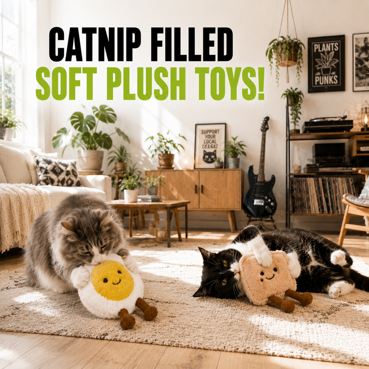 Smokey's Stash Catnip Filled Breakfast Toys!