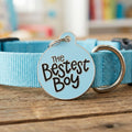 Cute Dog Tag Charm & Pet ID Tag - The Bestest Boy - Bandithaus