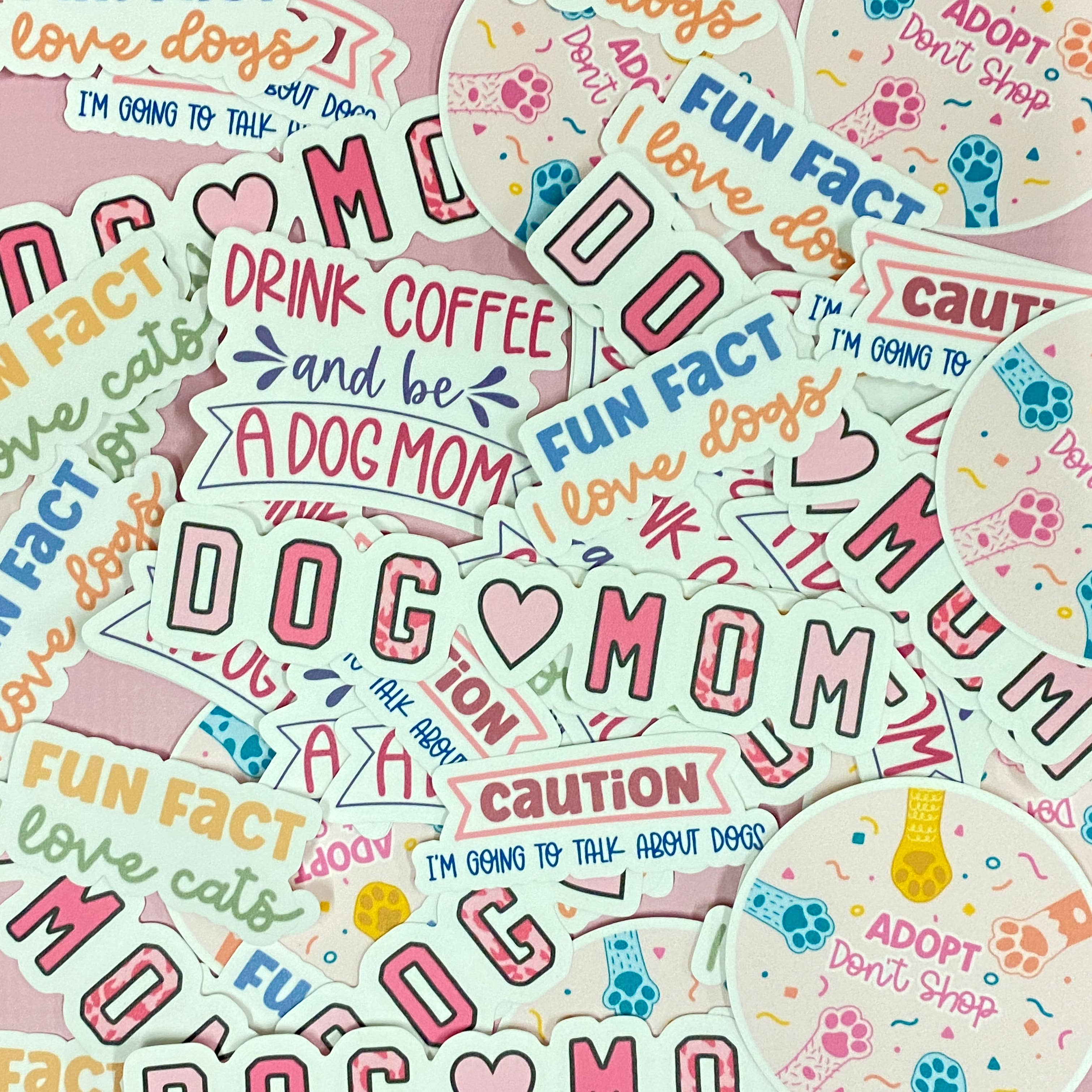 Adopt Don't Shop Die Cut Sticker