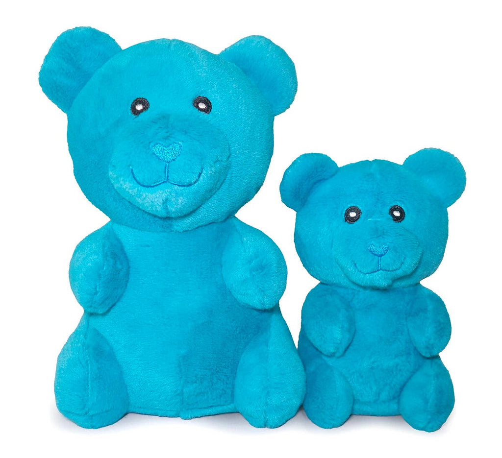 ThoozyPet Gummy Bear Plush Dog Toy Blue 10"
