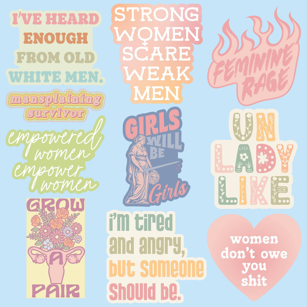 Girl Power Stickers