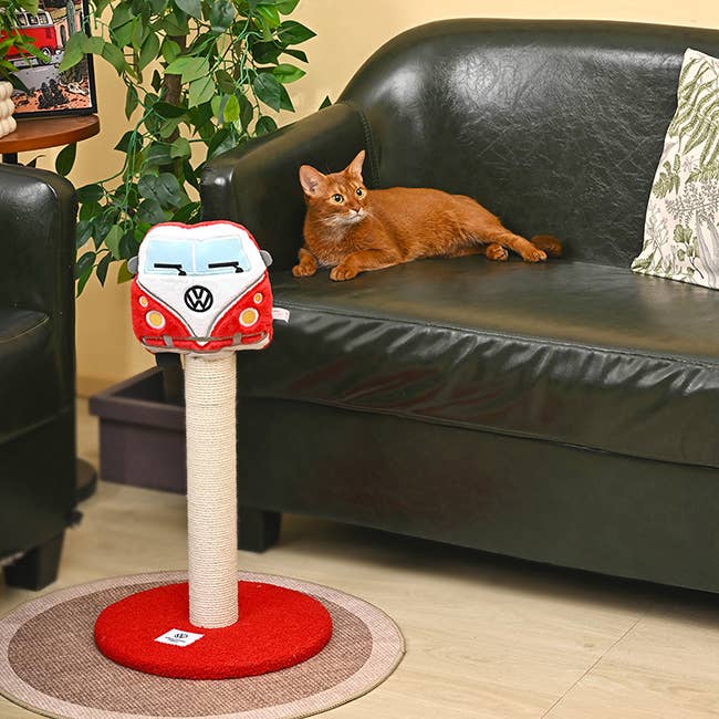 Hugsmart X Volkswagen  |  Camper Van Cat Scratching Post
