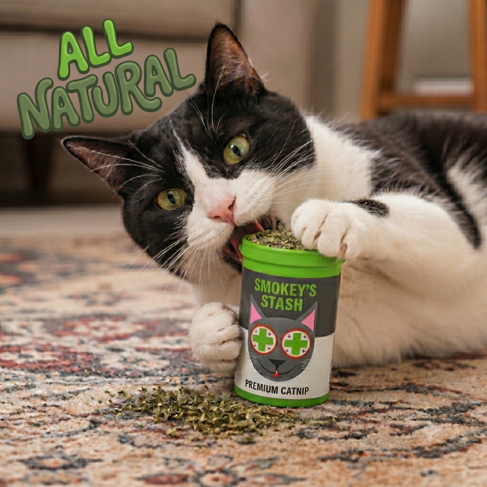 Smokey's Stash Organic Catnip Og Puss Pop Top