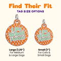 Funny Dog Tag Charm or Pet ID Tag - I Do What I Want - Bandithaus