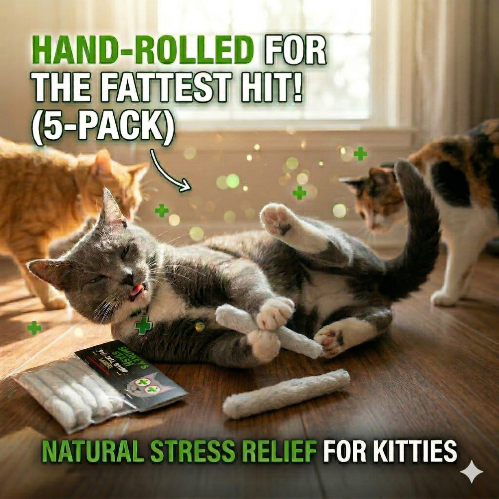 Smokey's Stash Catnip Pre Rolled Joints (5 Pack)