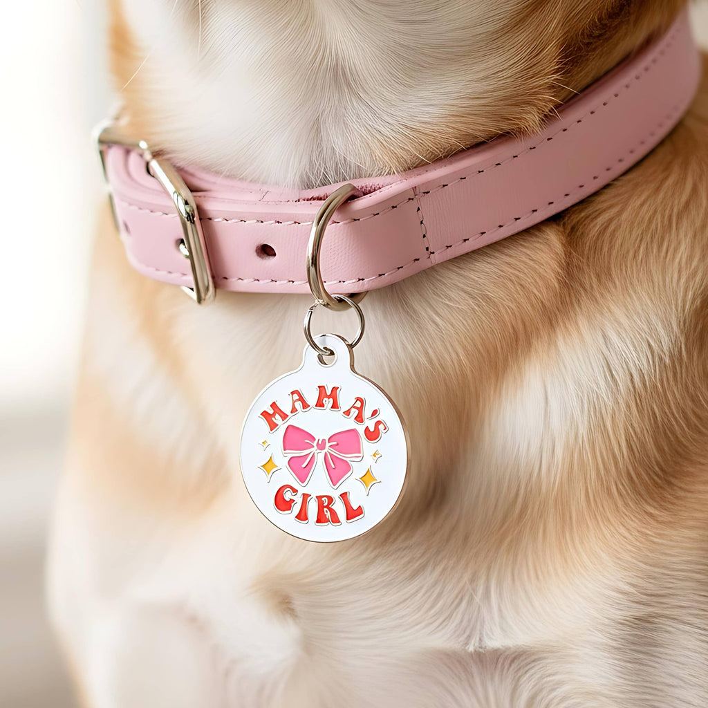 Cute Dog Charm & Pet ID Tag Accessory  - Mama's Girl