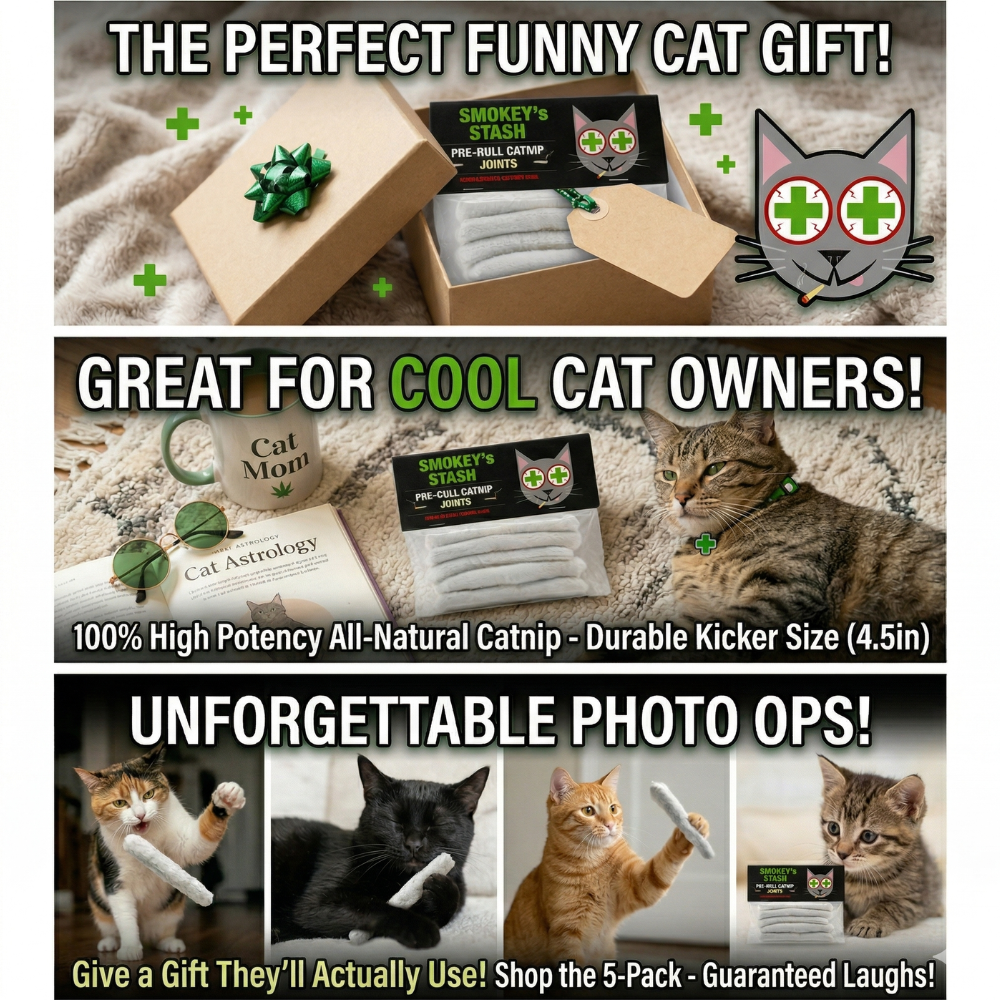 Smokey's Stash Catnip Pre Rolled Joints (5 Pack)