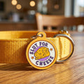 Funny Pet Accessory & Dog Tag Charm - Slut for Cheese - Bandithaus