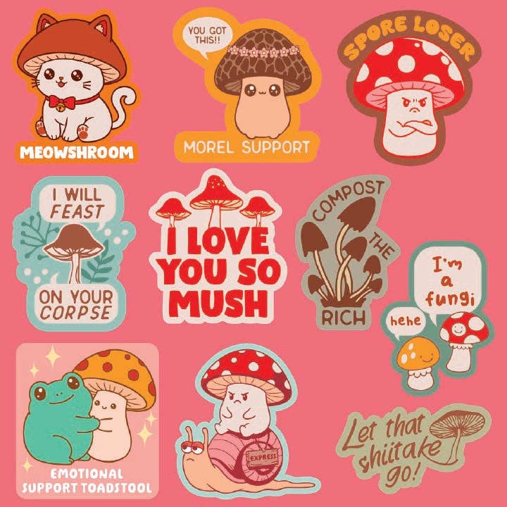 Mushroom Stickers