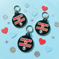 Funny Dog Tag & Pet ID Accessory - Menace to Society  - Bandithaus