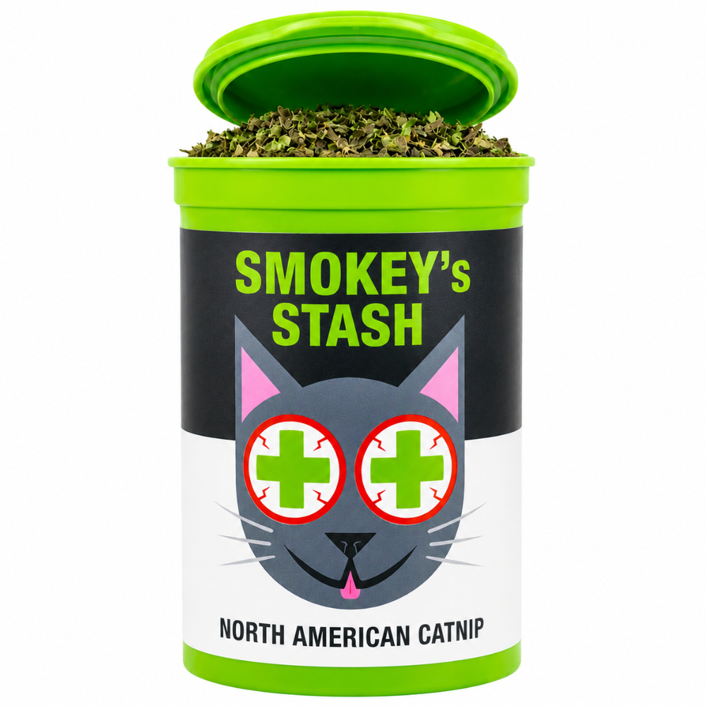 Smokey's Stash Organic Catnip Og Puss Pop Top