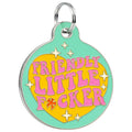 Funny Dog Charm & Pet ID Tag - Friendly Little F*cker