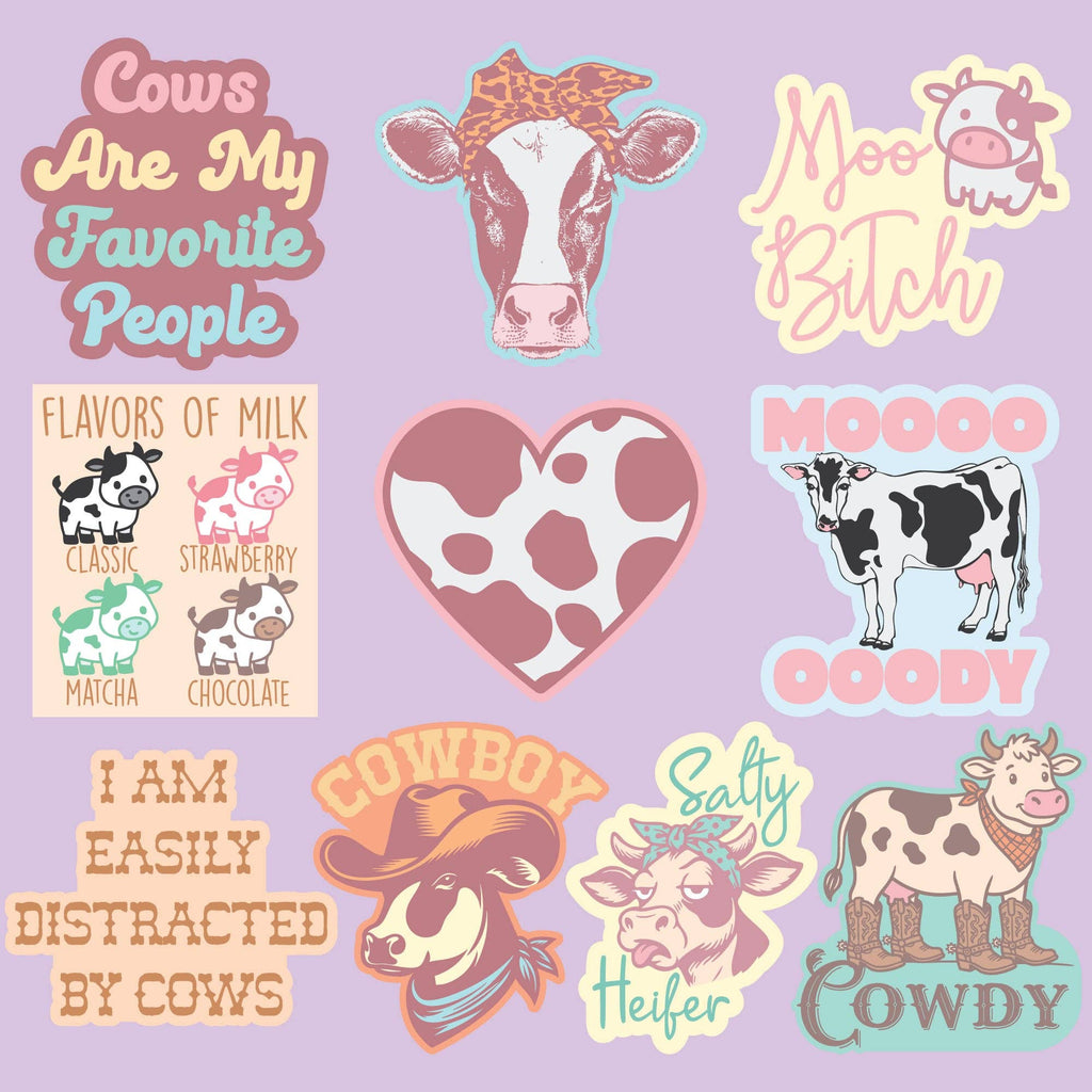 Cow Stickers