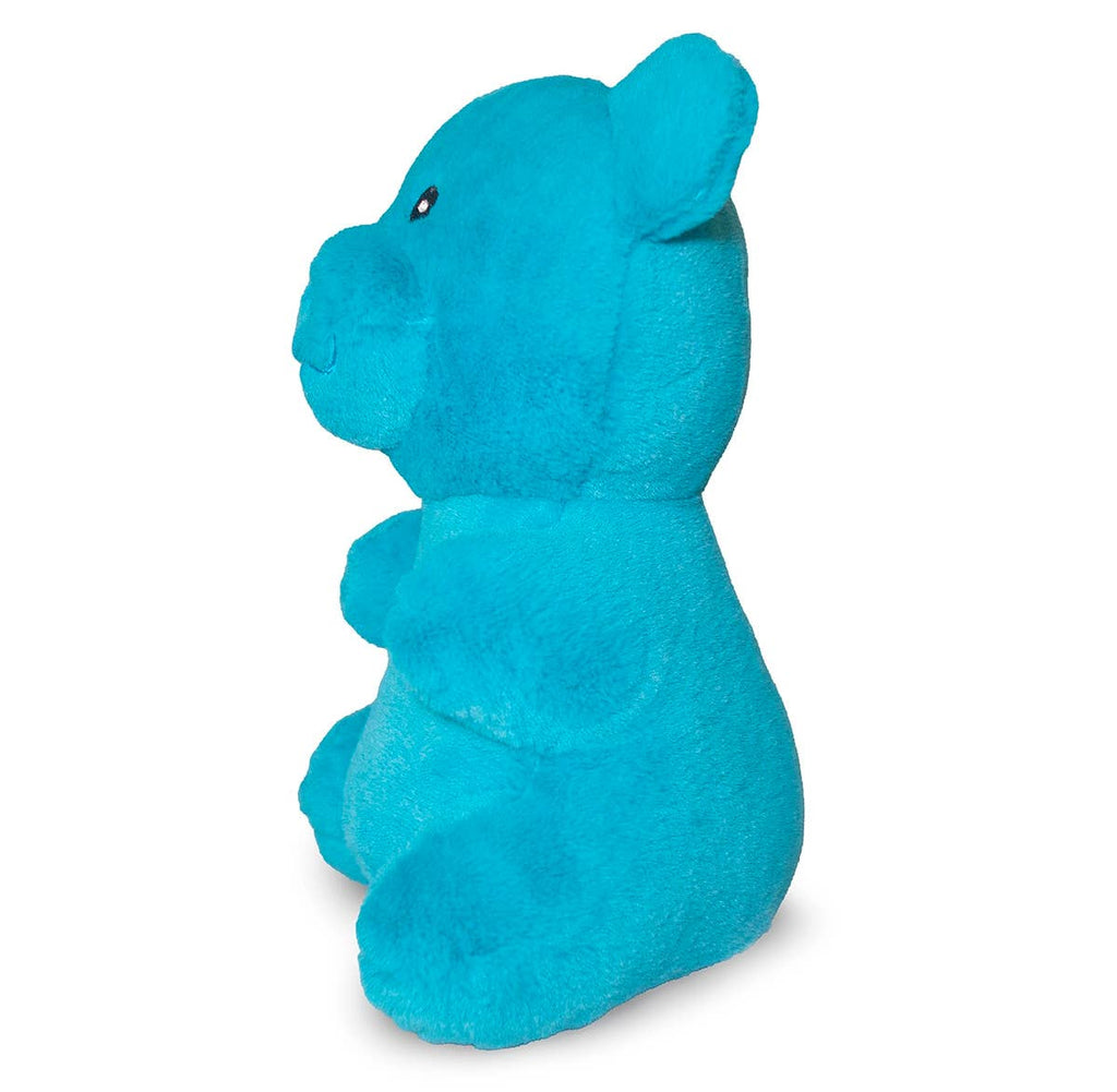 ThoozyPet Gummy Bear Plush Dog Toy Blue 10"