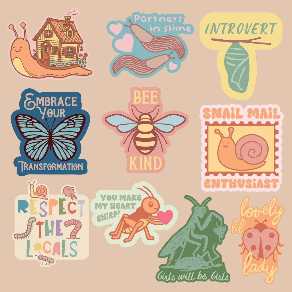 Spring Bug Stickers
