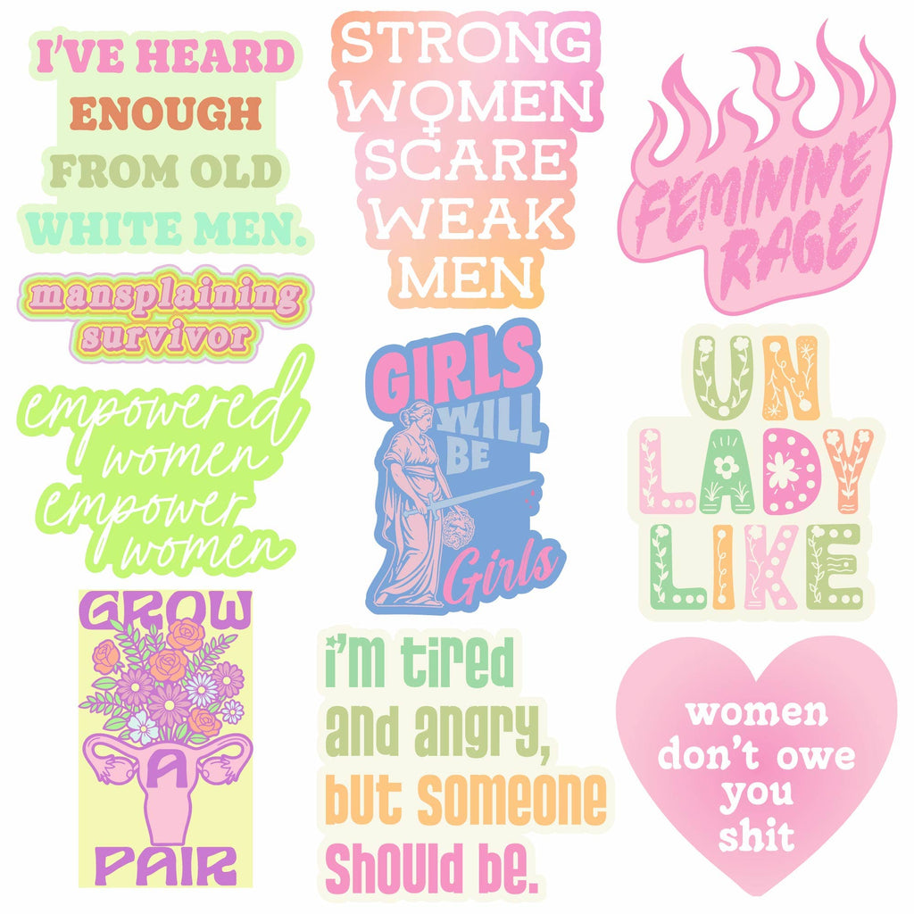 Girl Power Stickers