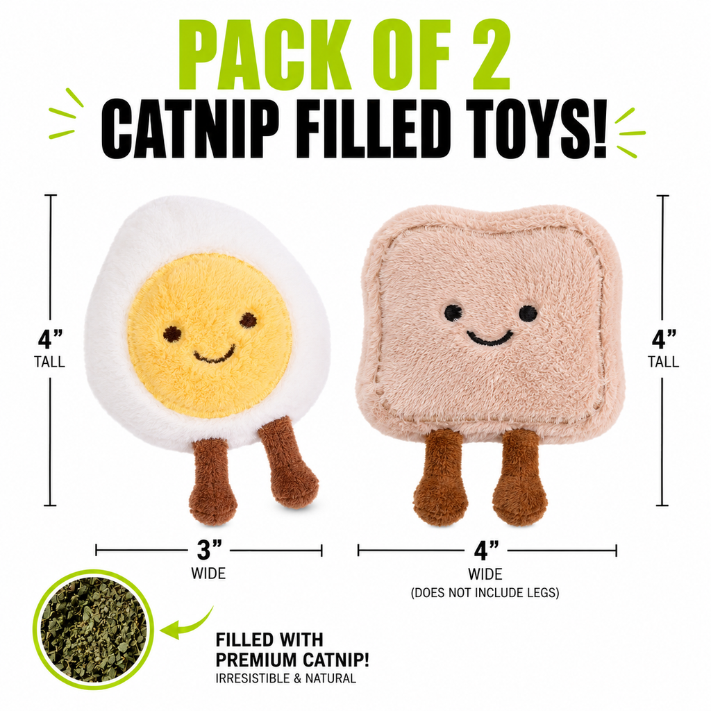 Smokey's Stash Catnip Filled Breakfast Toys!