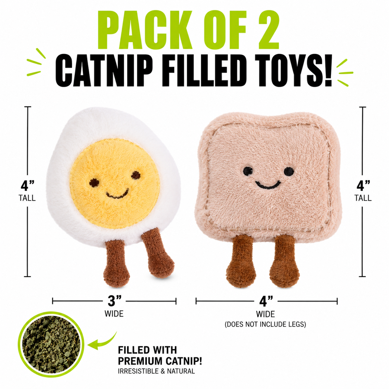 Smokey's Stash Catnip Filled Breakfast Toys!