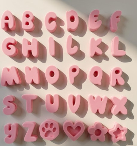 Bandithaus Silicone Slide-On Letters (Fits Collars + Leashes)